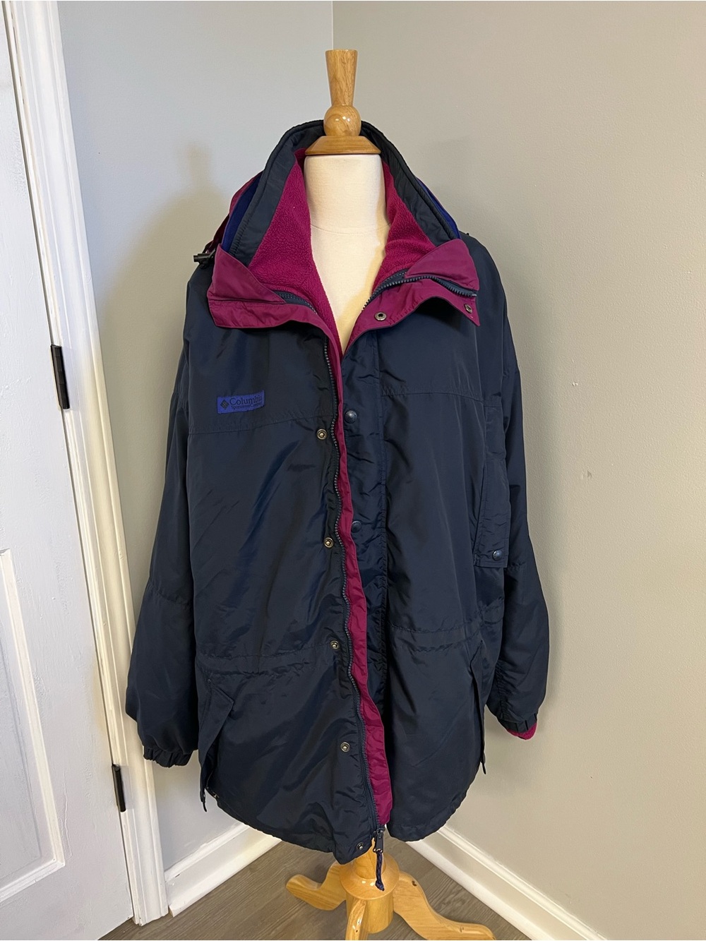 Vintage Columbia Sportswear "Long's Peak" 3-in-1 interchange parka Men’s XL